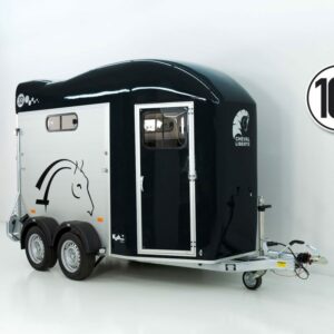 Cheval Liberte Pferdeanhänger GOLD 3|Premium Pullman 2|Sattelkammer|schwarz-Neu