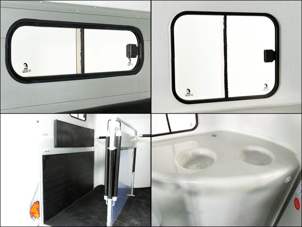 Cheval Liberte Pferdeanhänger GOLD 3|Premium Pullman 2|Sattelkammer|schwarz-Neu – Bild 10