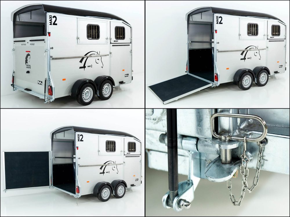 Cheval Liberte Pferdeanhänger MAXI 2|schwarz-Neu – Bild 10