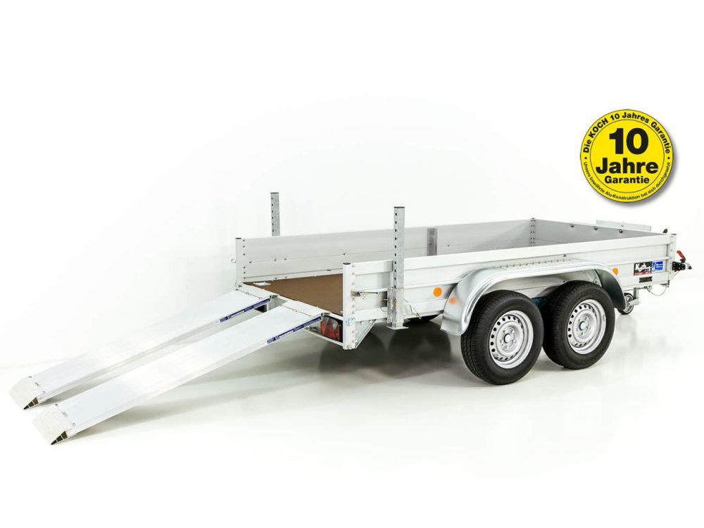 Koch Tandemanhänger Bagger 150x300cm 2600kg|Typ 7.26-Neu – Bild 2