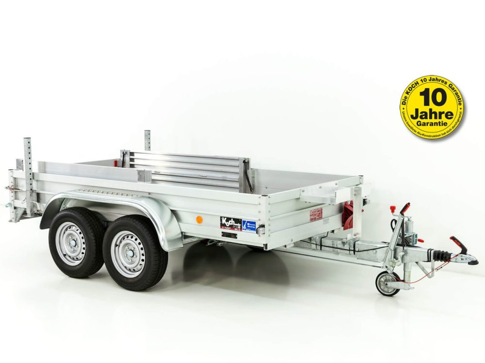 Koch Tandemanhänger Bagger 150x300cm 2600kg|Typ 7.26|Aluboden-Neu