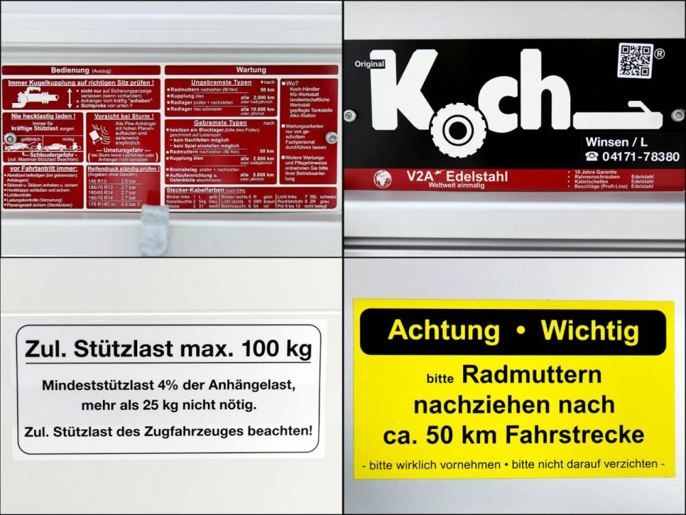 Koch Tandemanhänger Bagger 150x300cm 2600kg|Typ 7.26-Neu – Bild 14