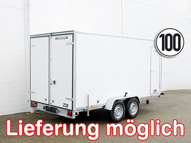 Kofferanhänger BK 200x400cm Höhe:190cm 2,7t|100km/h|Seitentür-Neu