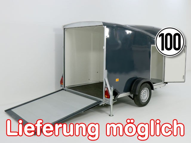 Debon Kofferanhänger DK Vollpoly 150x290cm H:160cm|neues Modell|anthrazit-Neu