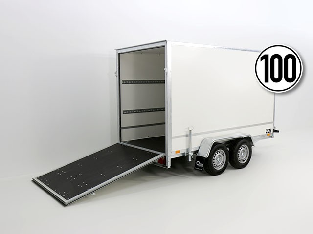 Kofferanhänger BK 146x304cm Höhe:180cm 2,0t|Rampe-Neu