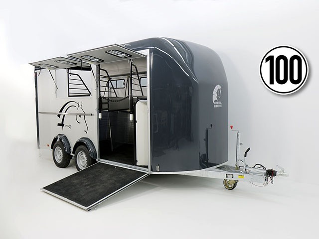 Cheval Liberte Pferdeanhänger Maxi 4| 4 Pferde| Pullman-Fahrwerk| 100km/h| anthrazit-Neu