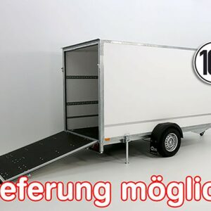 Kofferanhänger BK 146x357cm Höhe:180cm 1,3t|Rampe-Neu