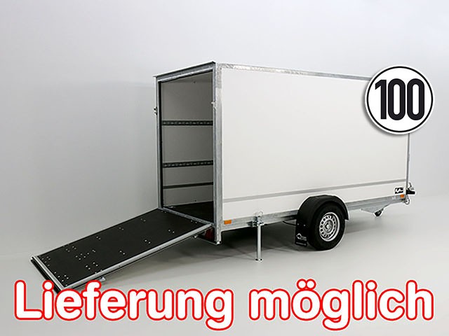 Kofferanhänger BK 146x357cm Höhe:180cm 1,3t|Rampe-Neu