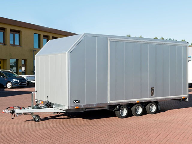 Vezeko Autotrailer Cargo Race Master 230x550cm H210cm 3,5t|E-Winde|silber-Neu