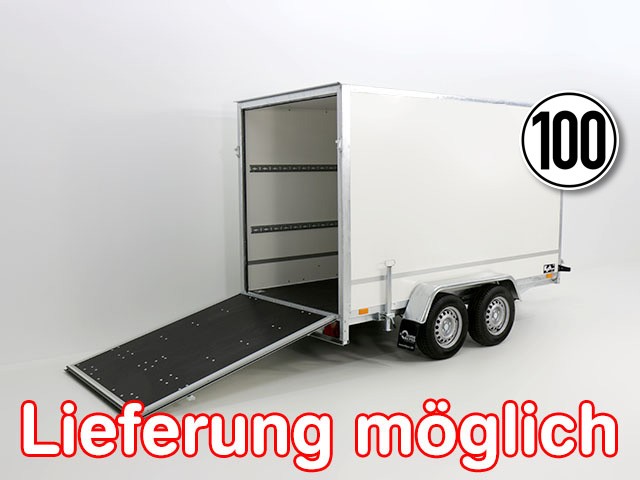 Kofferanhänger BK 146x304cm Höhe:180cm 2,7t|Rampe-Neu