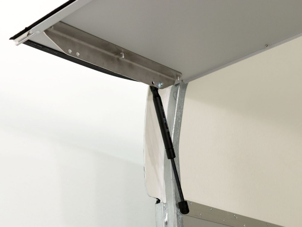 Debon Kofferanhänger Cargo 163x300cm H:200cm 2,0t|Alu|Polybug|Tür|schwarz-Neu – Bild 10
