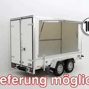 Kofferanhänger BK 146x304cm Höhe:180cm 2,0t|Verkaufsklappe-Neu