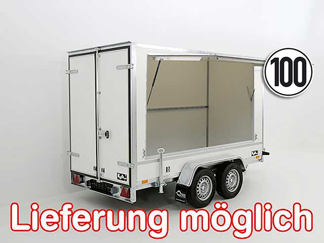Kofferanhänger BK 146x304cm Höhe:180cm 2,0t|Verkaufsklappe-Neu