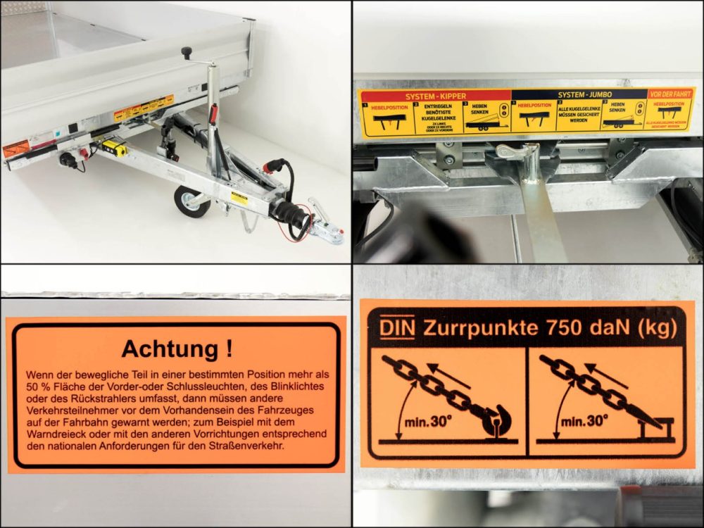 Vezeko Multidreiseitenkipper VMDK35.3|185x350cm 3,5t|Ladefläche kippbar-Neu – Bild 16