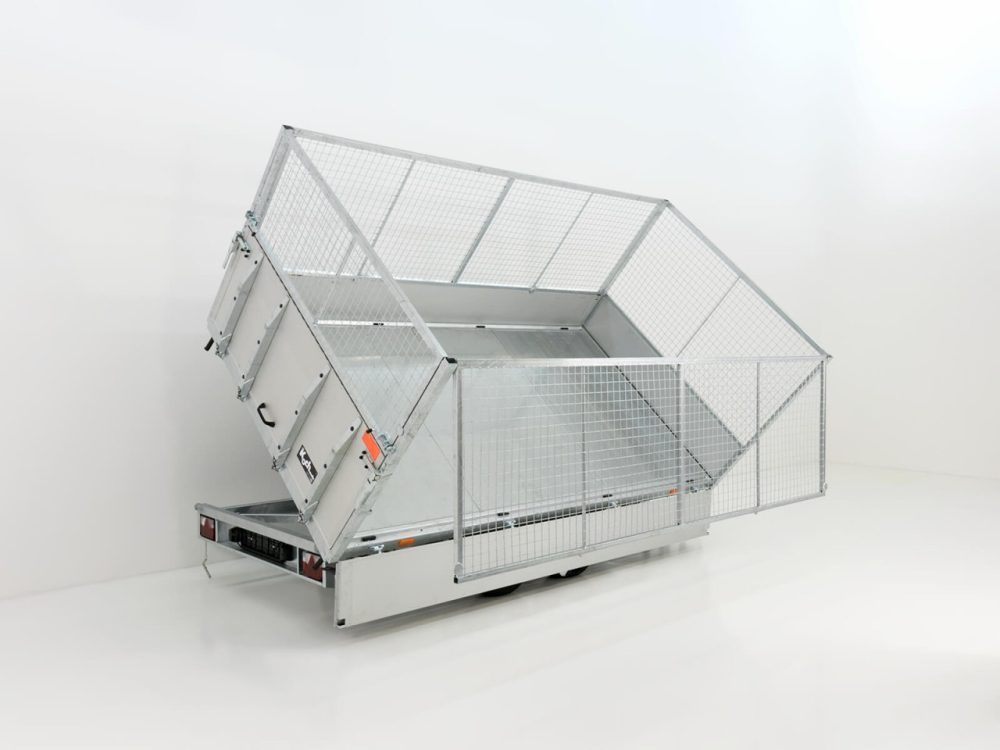 Vezeko Multidreiseitenkipper VMDK35.3|185x350cm 3,5t|Ladefläche kippbar|Gitteraufsatz-Neu – Bild 2