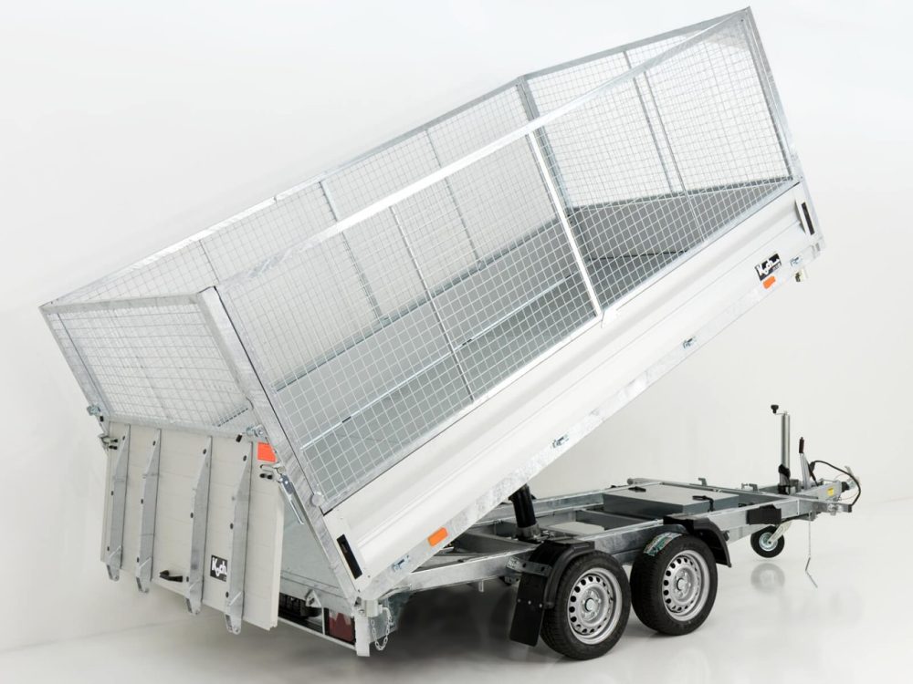 Vezeko Multidreiseitenkipper VMDK35.3|185x350cm 3,5t|Ladefläche kippbar|Gitteraufsatz-Neu – Bild 3