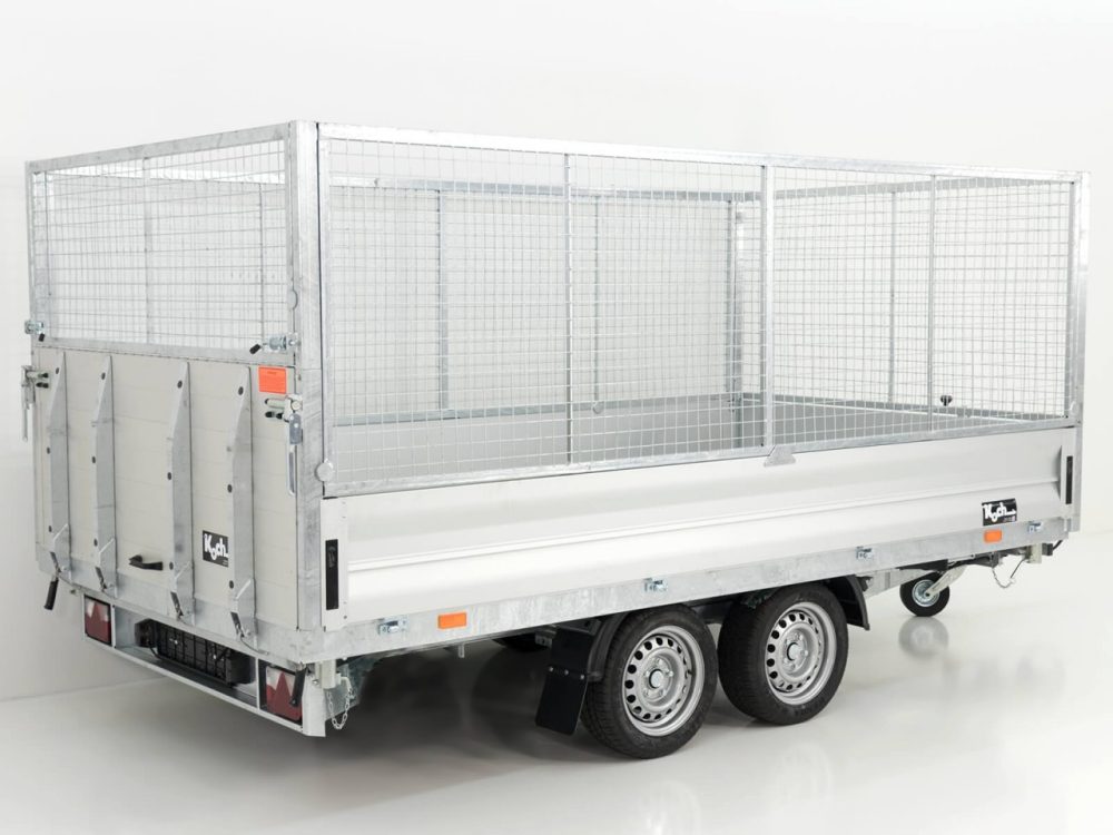 Vezeko Multidreiseitenkipper VMDK35.3|185x350cm 3,5t|Ladefläche kippbar|Gitteraufsatz-Neu – Bild 4