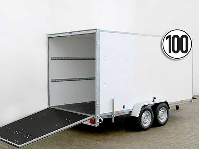 Kofferanhänger BK 200x400cm Höhe:190cm 2,7t|100km/h|Rampe-Neu – Bild 10