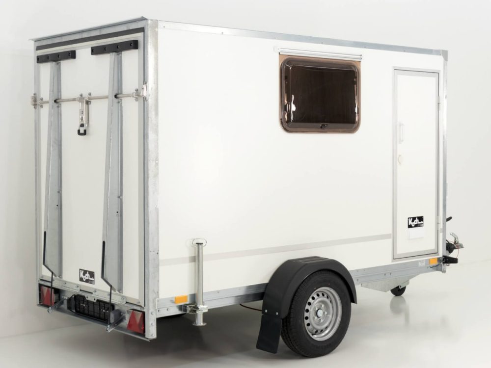 Kofferanhänger BK 146x304cm Höhe:180 1,3t|Rampe|Tür|2 Fenster-Neu – Bild 2