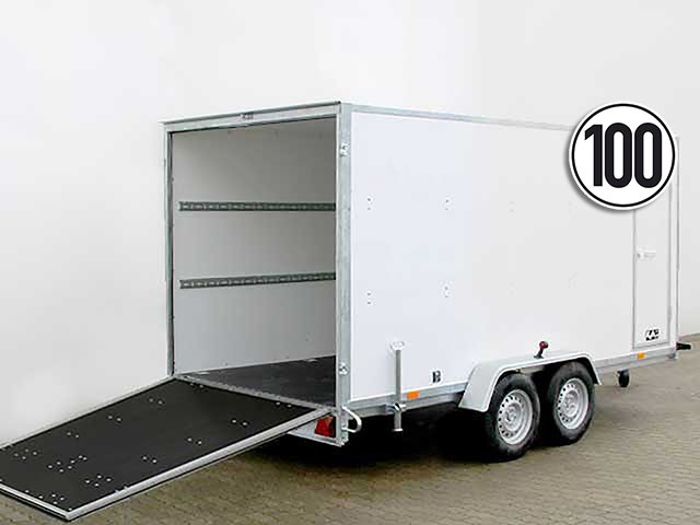 Kofferanhänger BK 200x400cm Höhe:190 2,7t|Rampe|Seitentür-Neu