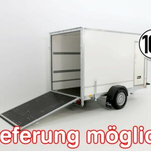Kofferanhänger BK 146x304cm Höhe:180cm 1,3t|Rampe|Tür-Neu
