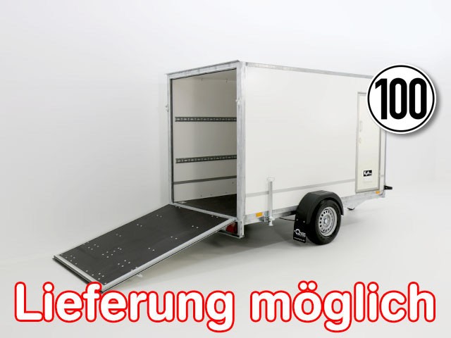 Kofferanhänger BK 146x304cm Höhe:180cm 1,3t|Rampe|Tür-Neu