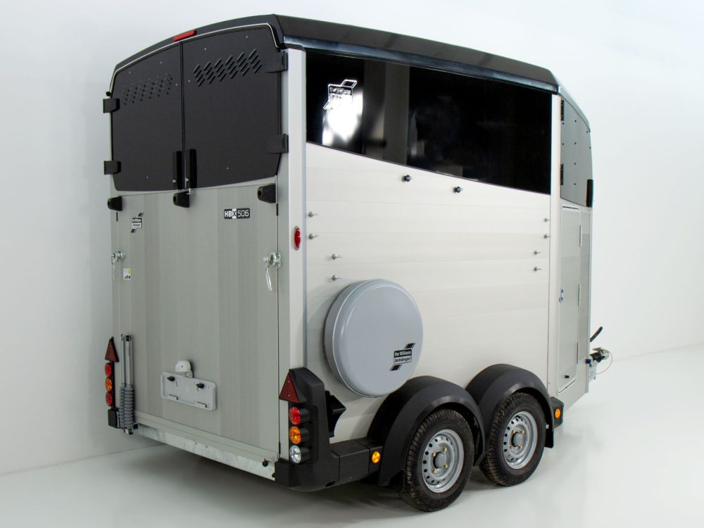 Pferdeanhänger Ifor Williams HBX 506|Sattelkammer|neues Modell | schwarz-Neu – Bild 2