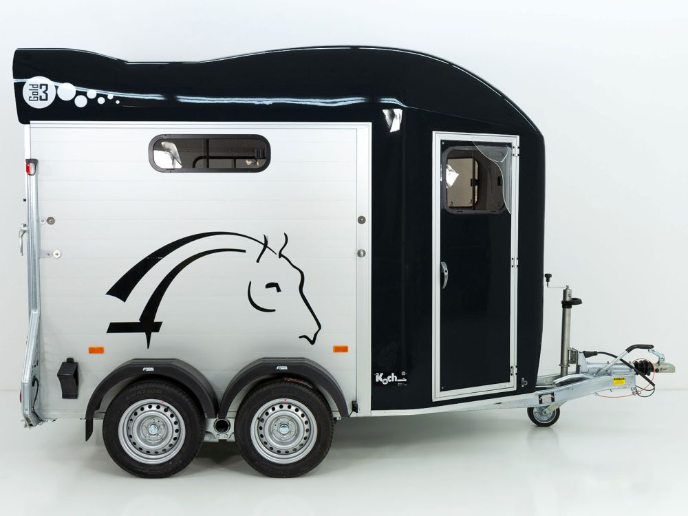 Cheval Liberte Pferdeanhänger GOLD 3|Premium Pullman 2|Sattelkammer|schwarz-Neu – Bild 2