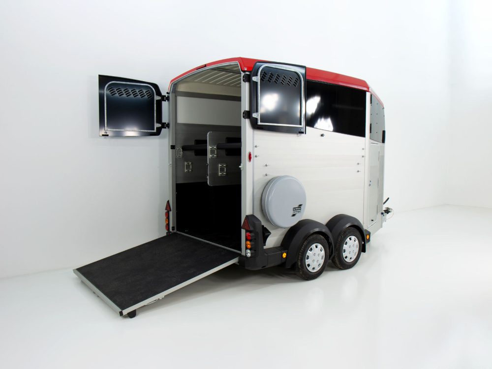 Pferdeanhänger Ifor Williams HBX 506|Sattelkammer|neues Modell|rot-Neu – Bild 2