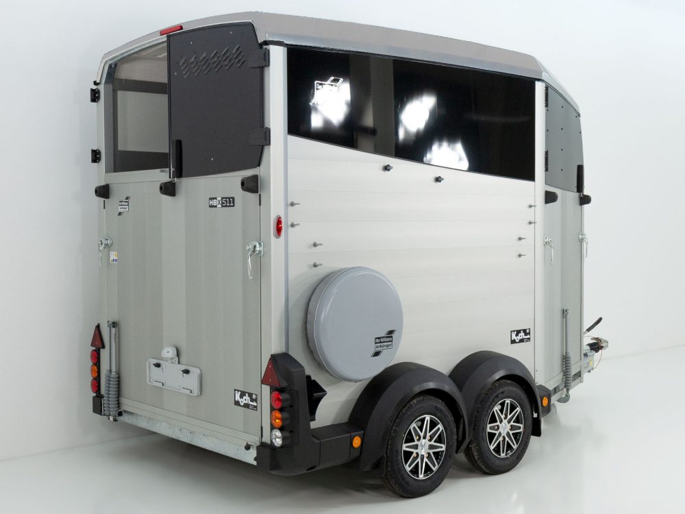 Pferdeanhänger Ifor Williams HBX 511|Frontausstieg|neues Modell|silber-Neu – Bild 2