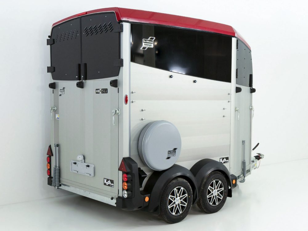 Pferdeanhänger Ifor Williams HBX 511|Frontausstieg|neues Modell|rot-Neu – Bild 2