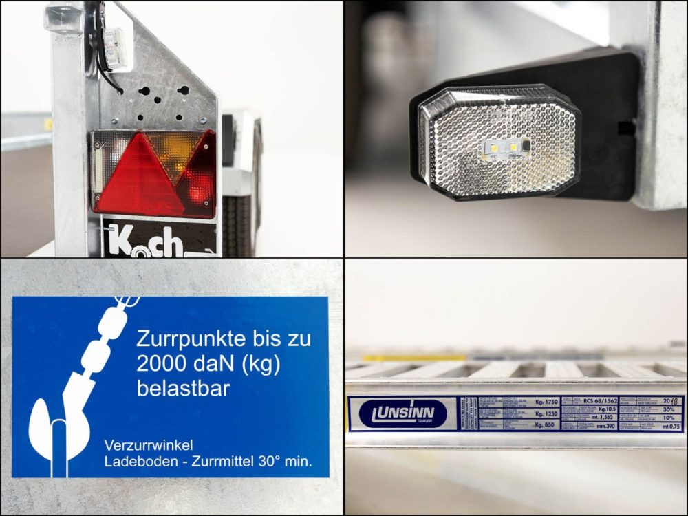 Unsinn Baumaschinenanhänger UBA 160x306cm 3,0t|Schwenk-Rampen-Neu – Bild 15