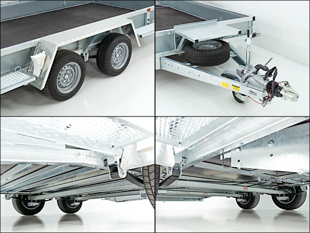 Variant Baumaschinenanhänger Maxi Load 180×400 3,5t|Rampe|Beavertail-Neu – Bild 14