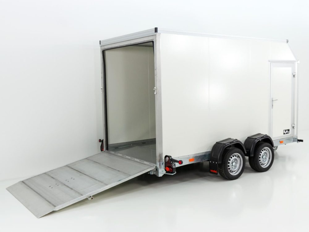 Vezeko Koffer-Absenkanhänger 157x344cm Höhe:190cm 2,7t|elekt. absenkbar-Neu – Bild 4