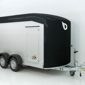 Debon Kofferanhänger Cargo C700 179×378 H201 2,6t|Alu|Polybug|Tür|schwarz-Neu