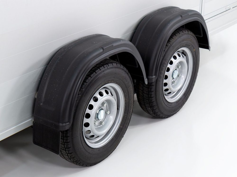Debon Kofferanhänger Cargo C700 179×378 H201 2,6t|Alu|Polybug|Tür|schwarz-Neu – Bild 8