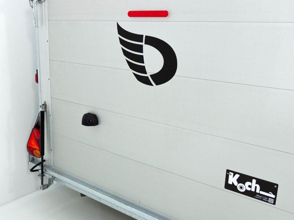 Debon Kofferanhänger Cargo C700 179×378 H201 2,6t|Alu|Polybug|Tür|schwarz-Neu – Bild 9