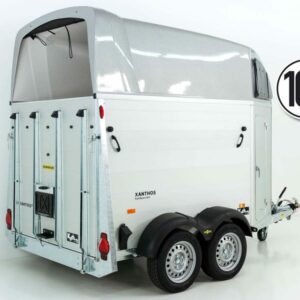 Humbaur Pferdeanhänger XANTHOS 2400|silber-Neu