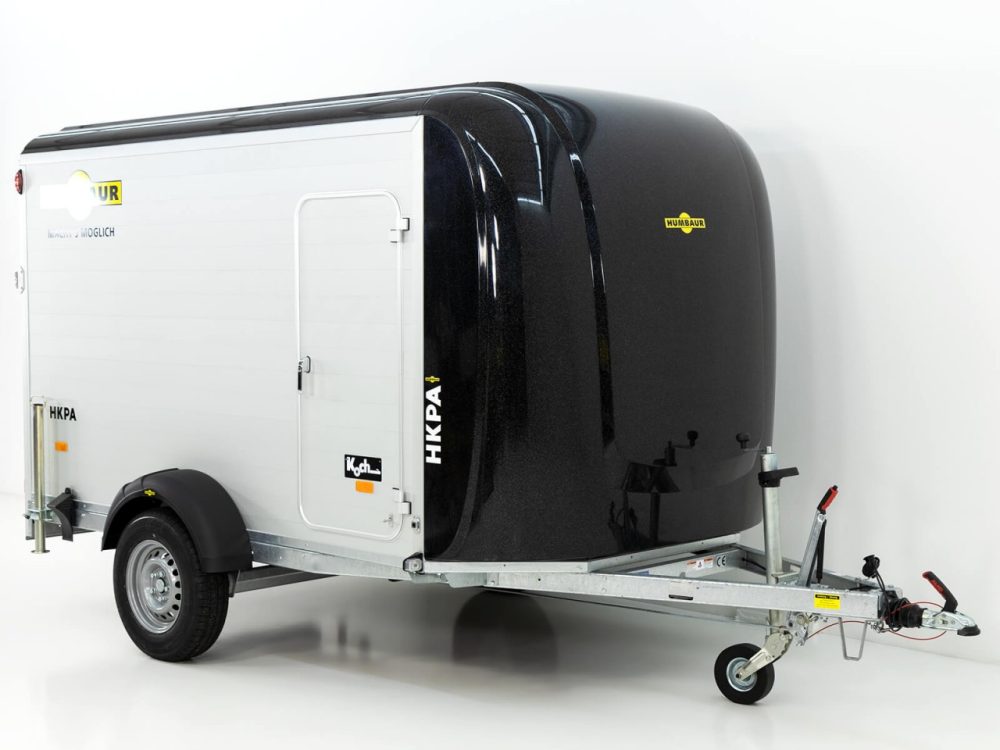 Humbaur Kofferanhänger HKPA 177×328 H180 1,5t|Alu|Polybug|Seitentür|12 Zoll-Neu – Bild 3
