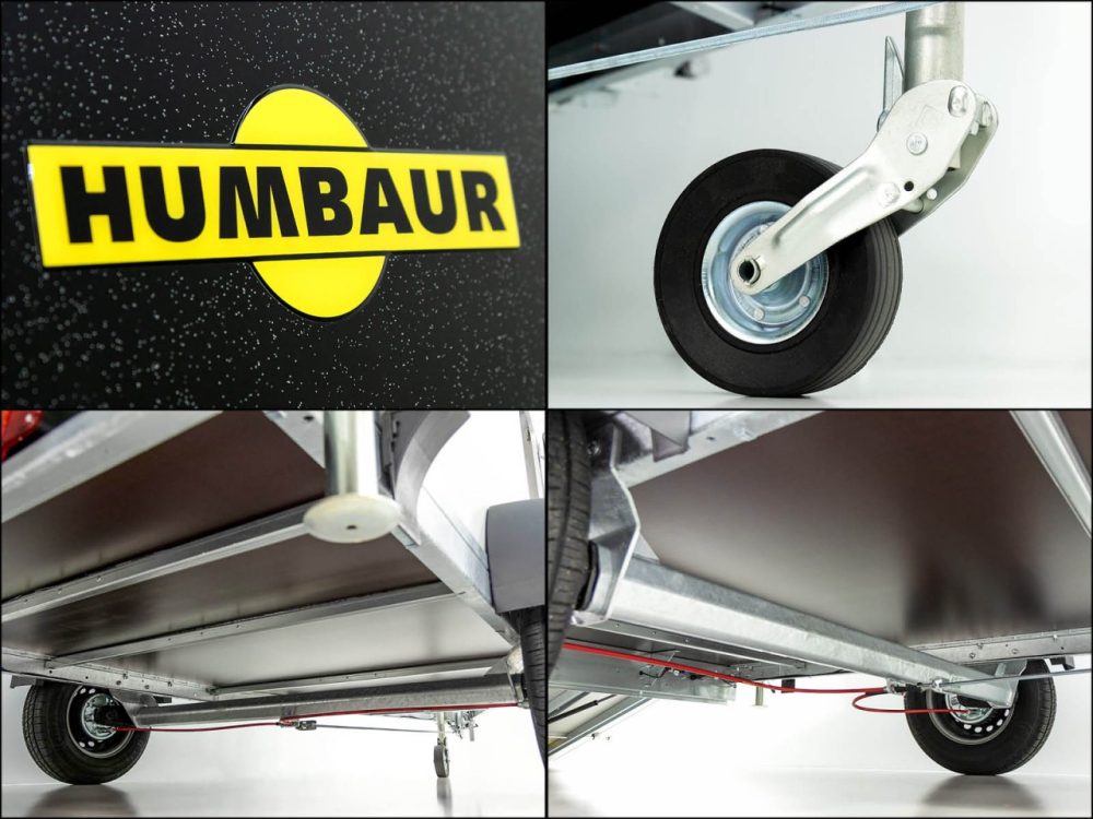 Humbaur Kofferanhänger HKPA 177×328 H180 1,5t|Alu|Polybug|Seitentür|12 Zoll-Neu – Bild 10