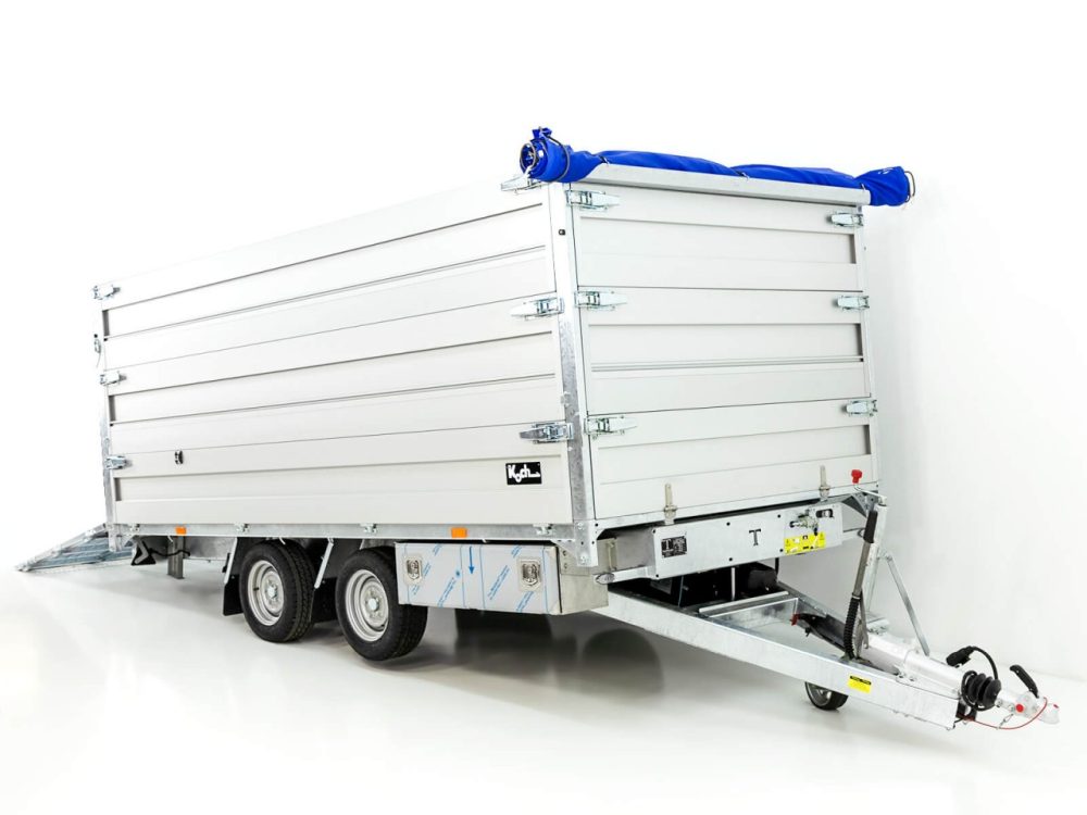 Twintrailer Multi-Heckkipper TT35-40 3,5t|192x402x140cm|Tandem-Neu – Bild 4