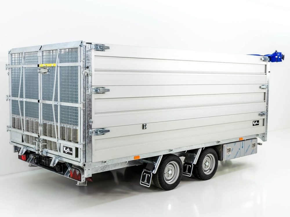 Twintrailer Multi-Heckkipper TT35-40 3,5t|192x402x140cm|Tandem-Neu – Bild 5