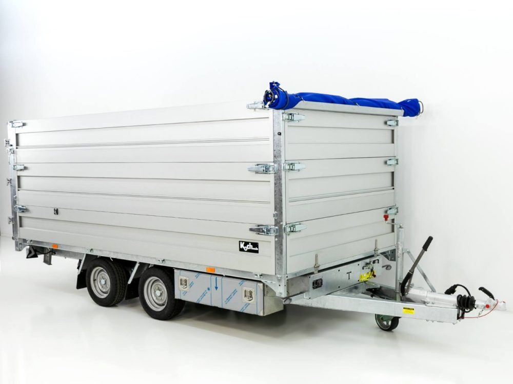 Twintrailer Multi-Heckkipper TT35-40 3,5t|192x402x140cm|Tandem-Neu – Bild 6