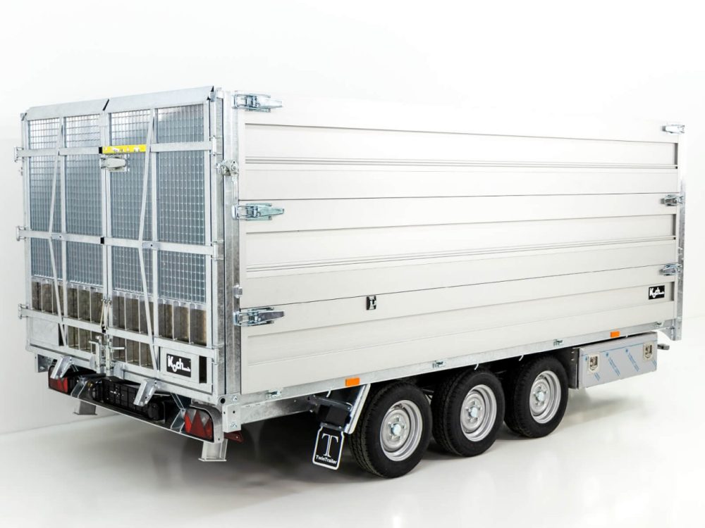 Twintrailer Multi-Heckkipper TR35-40 3,5t|192x402x140cm|TridaX-Neu – Bild 3
