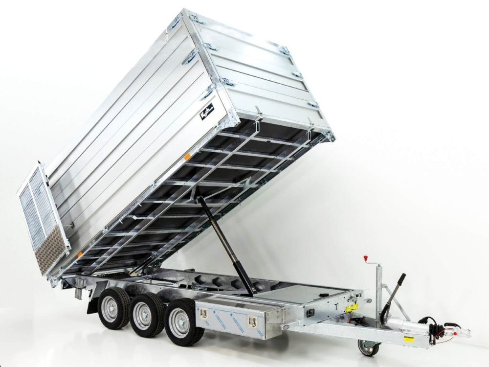 Twintrailer Multi-Heckkipper TR35-40 3,5t|192x402x140cm|TridaX-Neu – Bild 4