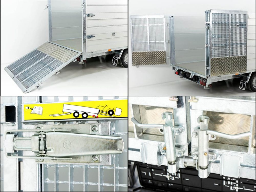 Twintrailer Multi-Heckkipper TR35-40 3,5t|192x402x140cm|TridaX-Neu – Bild 8