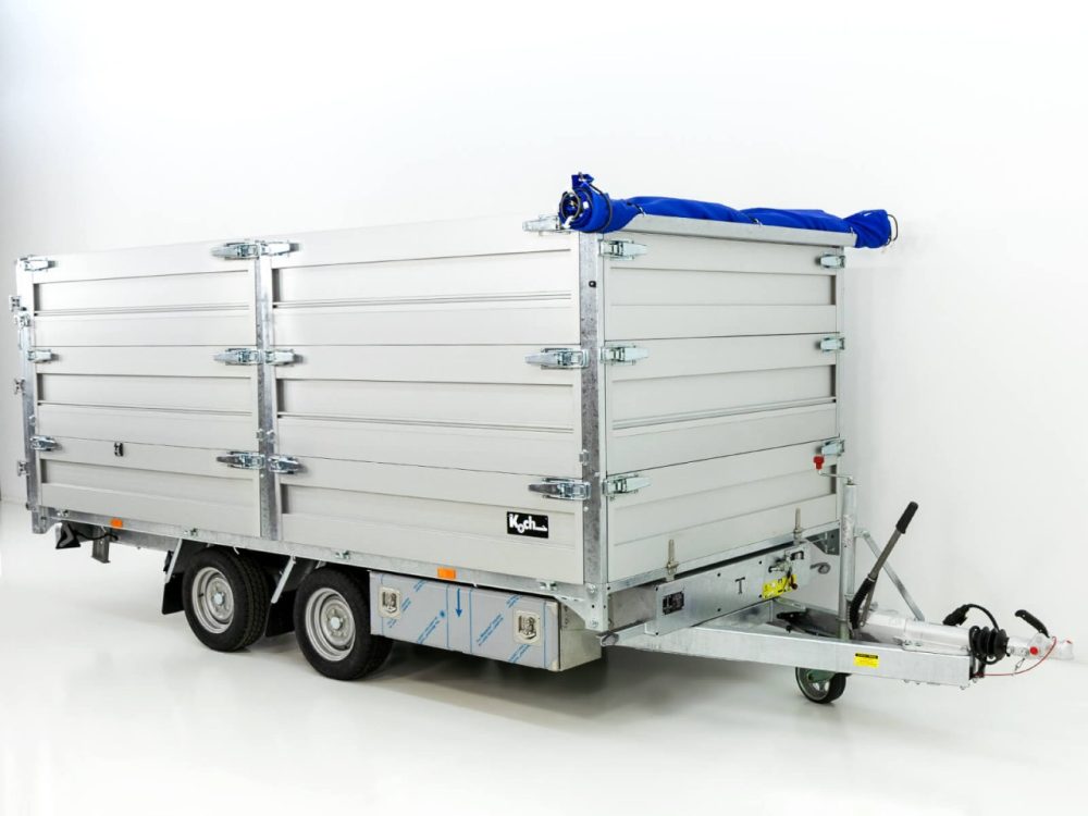 Twintrailer Multi-Heckkipper TT35-40 GB 3,5t|192x402x140cm|Tandem-Neu – Bild 3