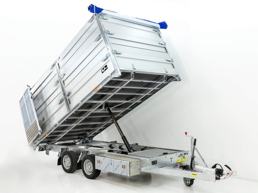 Twintrailer Multi-Heckkipper TT35-40 GB 3,5t|192x402x140cm|Tandem-Neu – Bild 4