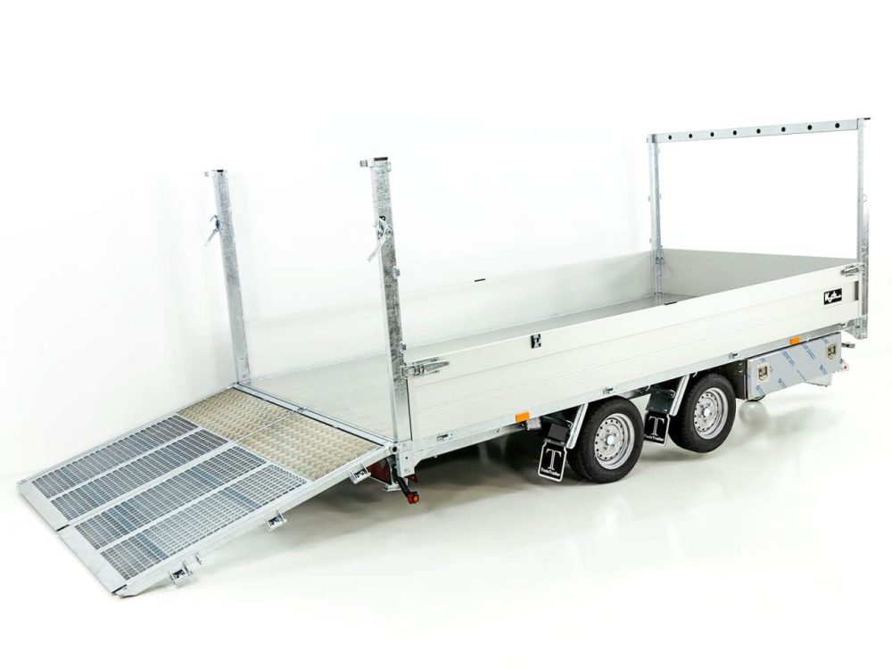 Twintrailer Multi-Heckkipper TT27-30 2,7t|183x309x40/120cm|Tandem-Neu – Bild 2