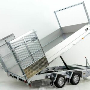 Twintrailer Multi-Heckkipper TT27-30 2,7t|183x309x40/120cm|Tandem-Neu